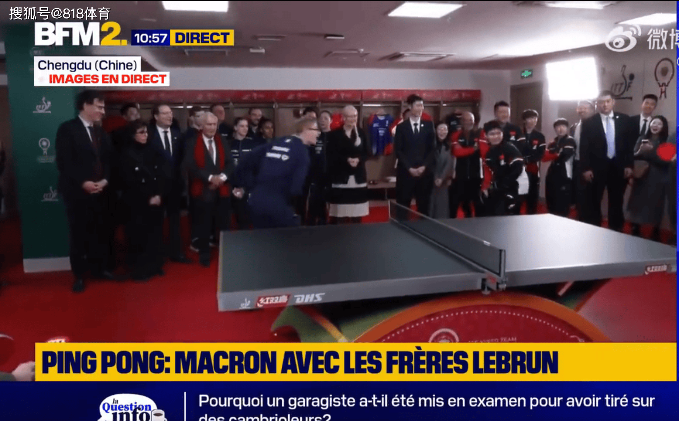 开云-排面!马克龙访问成都王楚钦孙颖莎陪练,大头爆冲打得马克龙尴尬微笑